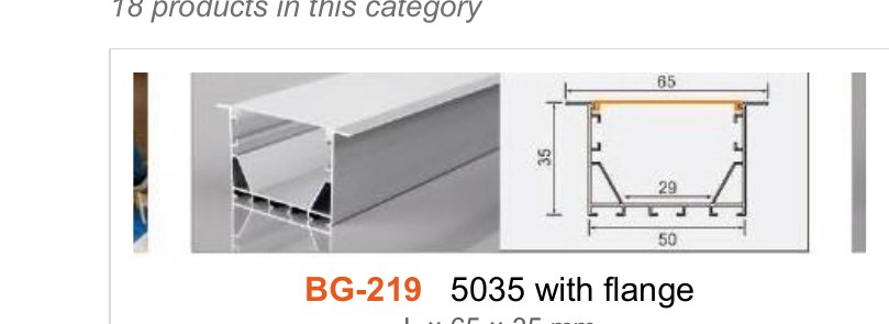 BG-219 BG-219 5035 with flange — photo and dimension drawing