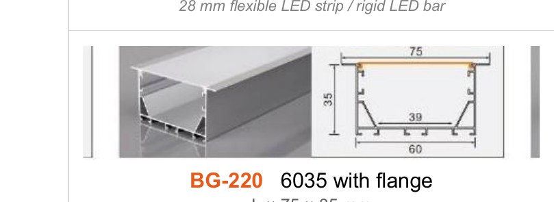BG-220 BG-220 6035 with flange — photo and dimension drawing