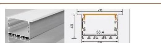 BG52 BG52 6040 with flange — photo and dimension drawing