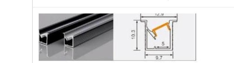 JP08 JP08 1010 with flange, angled light — photo and dimension drawing