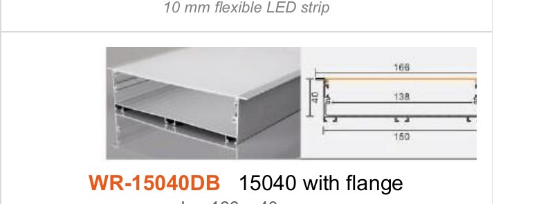 WR-15040DB WR-15040DB 15040 with flange — photo and dimension drawing