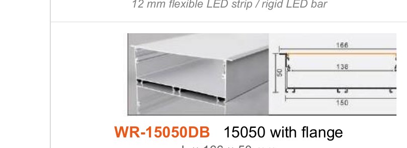 WR-15050DB WR-15050DB 15050 with flange — photo and dimension drawing