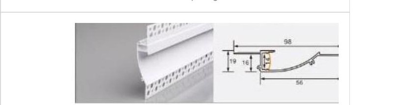 XT585 XT585 9819 indirect light — photo and dimension drawing