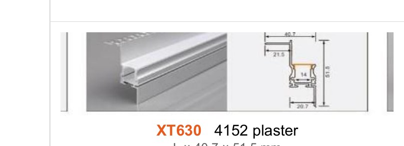 XT630 XT630 4152 plaster — photo and dimension drawing