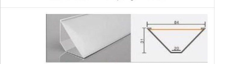 XT641 XT641 8431 crown molding — photo and dimension drawing