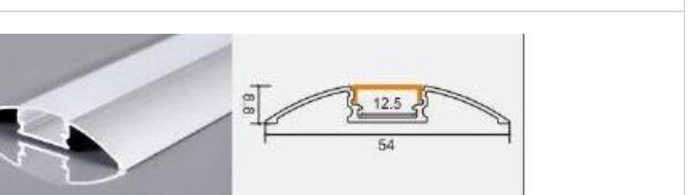XT67 XT67 5409 arc-shaped — photo and dimension drawing