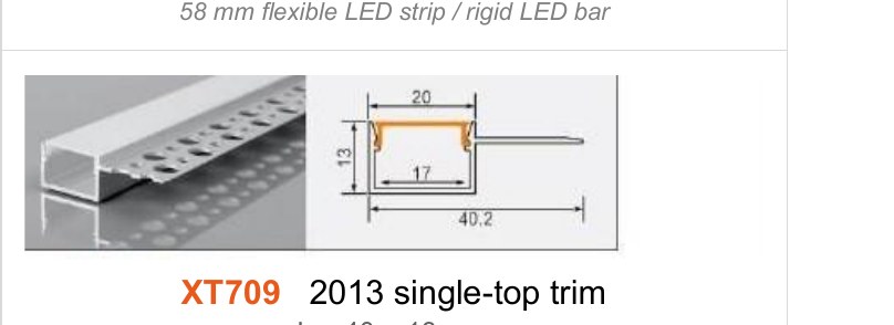 XT709 XT709 2013 single-top trim — photo and dimension drawing