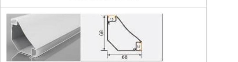XT714+715 XT714+715 6868 crown molding — photo and dimension drawing