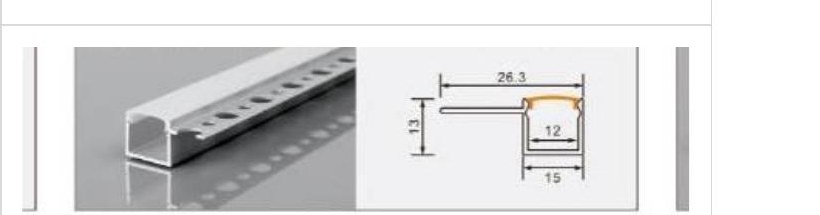XT760 XT760 Single-row perforated 15, single-top trim — photo and dimension drawing