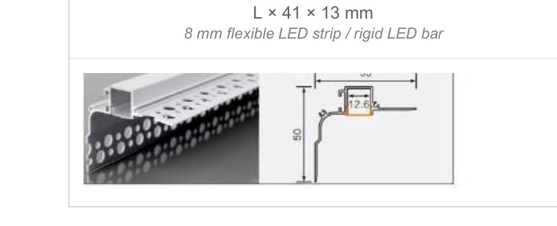 XT788 XT788 5550 indirect light — photo and dimension drawing