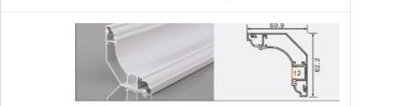 XT823+714 XT823+714 6261 crown molding — photo and dimension drawing