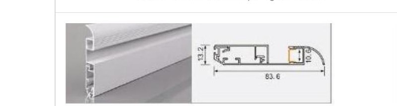 XT906+907 XT906+907 Surface-mount 8413 skirting — photo and dimension drawing