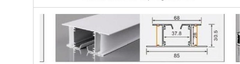 XT916 XT916 8530 wall light — photo and dimension drawing