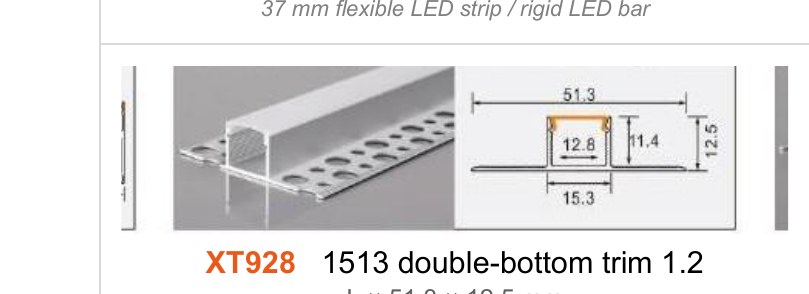 XT928 XT928 1513 double-bottom trim 1.2 — photo and dimension drawing